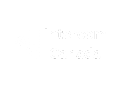 Intercom Canada White Logo