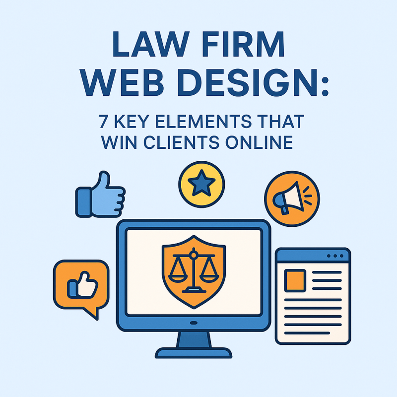 Law Firm Web Design 7 Key Elements That Win Clients Online Blog Banner